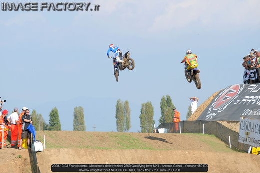 2009-10-03 Franciacorta - Motocross delle Nazioni 2860 Qualifying heat MX1 - Antonio Cairoli - Yamaha 450 ITA